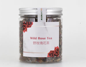 野玫瑰花茶- 清熱解毒，祛濕，理氣解鬱，和血散瘀。